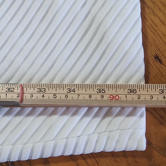 CACHE Womens White Dress LARGE MEDIUM ? Used Preowned Cocktail Party Holiday - Picture 2 of 6